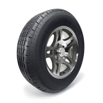 ST205/75R15 8 ply LRD 2150 lbs radial Westlake tire and 15" 5 holes S5-model aluminum rim
