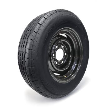 ST205/75R15 8 ply LRD 2150 lbs radial Westlake tire and 15" 6 holes black rim