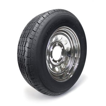 ST205/75R15 8 ply LRD 2150 lbs radial Westlake tire and 15" 6 holes chrome rim