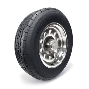 ST205/75R15 8 ply LRD 2150 lbs radial Westlake tire and 15" 6 holes aluminum modular rim