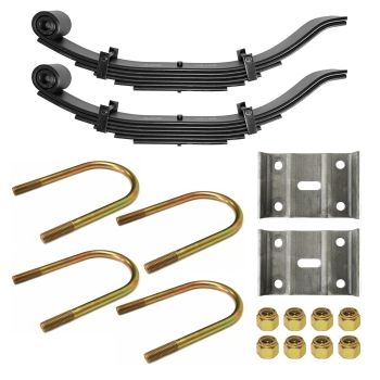 Ensemble de ressorts 16K HD à glissière 6L 30,5" x 3" pour tube 5" avec quincaillerie