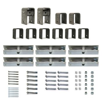 Quincaillerie quadruple industrielle 6K stabilisateur 13" zinc