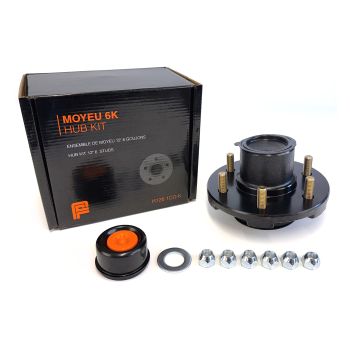 6 studs hub 1/2" studs 5.5" B.C. greased and assembled kit (in box) FRAMECO 6 studs hub 1/2" studs 5.5" B.C. greased and assembled kit (in box) FRAMECO