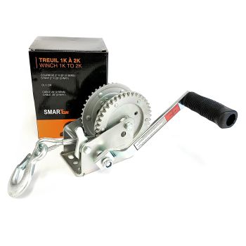 2K 2-way trailer winch with 20' cable SMARTOW 2K 2-way trailer winch with 20' cable SMARTOW