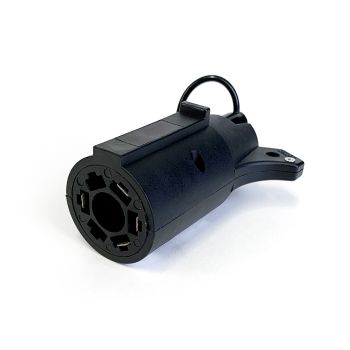 7-way round (car) to 4-way flat (trailer) adapter with cap protector SMARTOW