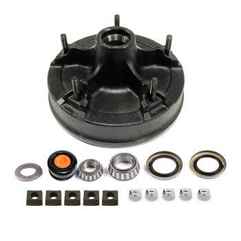 12" x 2" 5 studs mobile home drum 9/16" studs 6K-7K kit DEXTER