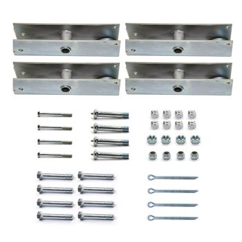 Quincaillerie triple industrielle 8K sans main d'attache