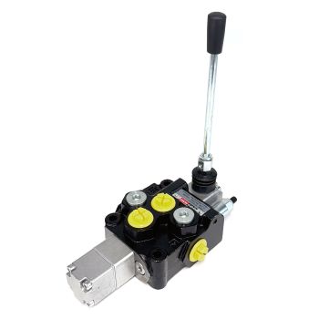 Contrôle directionnel monobloc 1 section 12 GPM avec retour détente moteur à essence