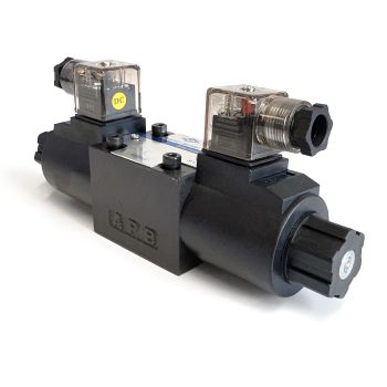 24V closed-center solenoid valve