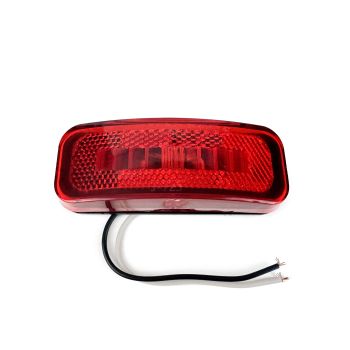 Lumière de gabarit LED 4" x 1 1/2" rouge 2 diodes (sans support) Lumière de gabarit LED 4" x 1 1/2" rouge 2 diodes (sans support)