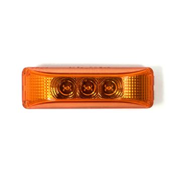 4" x 1" 3 diodes amber LED clearance light 4" x 1" 3 diodes amber LED clearance light