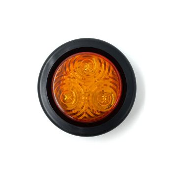 2" 3 diodes amber LED clearance light 2" 3 diodes amber LED clearance light