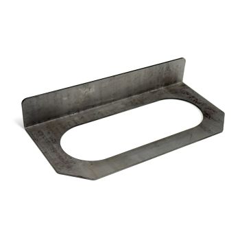 6 1/2" steel oval light bracket 6 1/2" steel oval light bracket