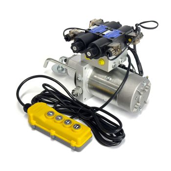 12V double-double-acting hydraulic pump without tank