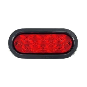 Lumière de position LED 6 1/2" x 2 1/4" rouge 10 diodes