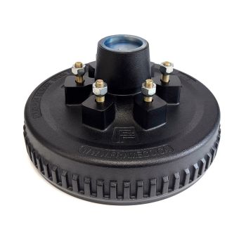 12" x 2" 6 studs drum 1/2" studs 5.5" B.C. 6K greased and assembled FRAMECO