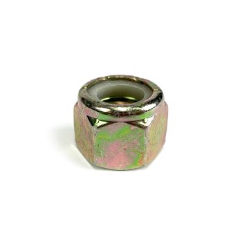 5/8"-11 nylon and steel locknut grade 8 yellow zinc finish NC