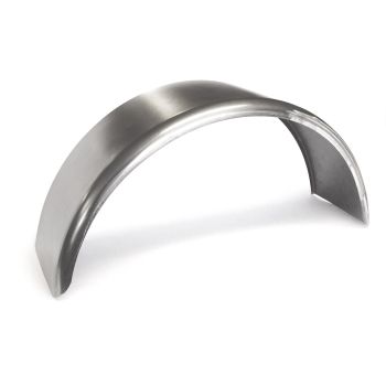 Aile simple 9" x 29 1/2" acier 16 GA galvanisable (jante 14")