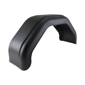 Aile simple 7 7/8" x 26" Jeep plastique noir (jante 12"-13")