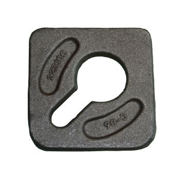 Loquet de chaîne 1/2" acier
