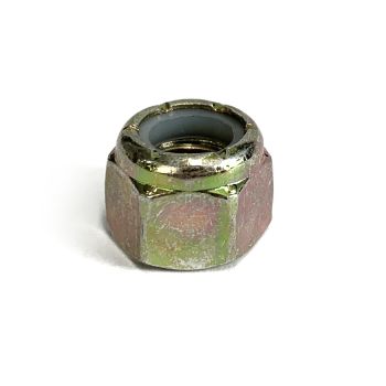 Écrou 3/8"-24 NF nylon (locknut) fini zinc jaune grade 8
