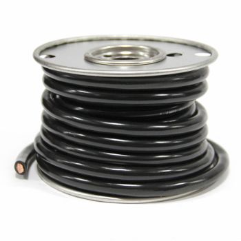 Câble à batterie 4 GA 25' noir TECHSPAN