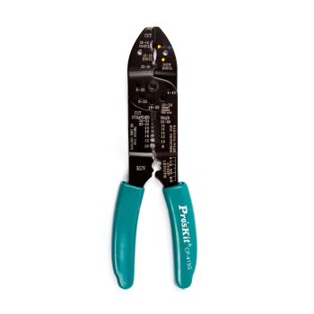 Pince à dénuder fils et câbles avec couteau intégré 22-10 GA TECHSPAN