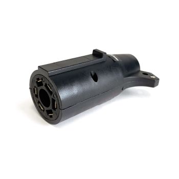 7-way flat to 6-way round adapter (aux pin ctr)