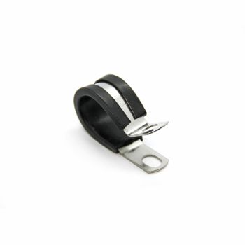 3/4" x 1/2" rubber insulated steel clamp (10) TECHSPAN