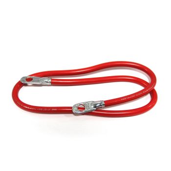 Câble à batterie 4 GA 32" rouge TECHSPAN