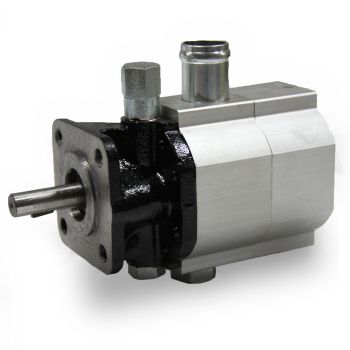Aluminum hydraulic pump for 11 gallons 2 stages log slitter