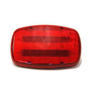 Lumière d'urgence LED magnétique 4" x 6" rouge 18 diodes 4 piles AA