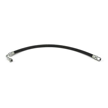 30" hydraulic hose 90° 1/2" long elbow