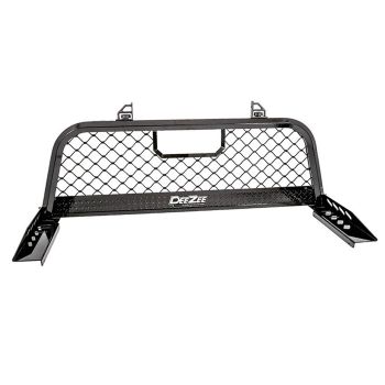 Protecteur de vitre arrière Chevy, Dodge, Ford et GMC aluminium noir lustré DEEZEE