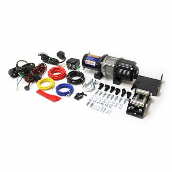 4.5K electric winch for ATV with wire remote control (50' steel cable) 4.5K electric winch for ATV with wire remote control (50' steel cable)