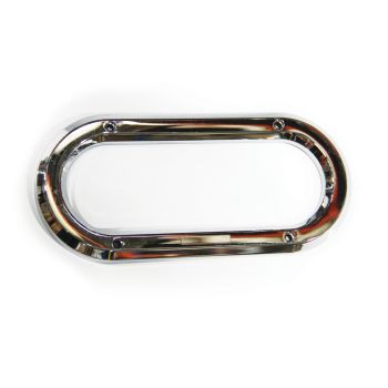 Contour 6 1/2" oval chrome