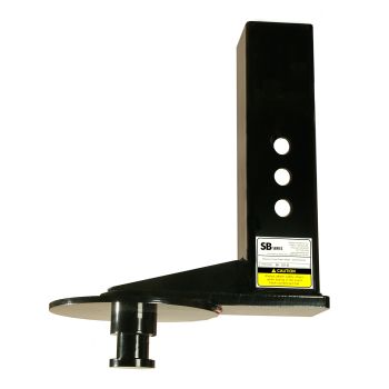 Coupleur sellette 4" et offset 9" (tube carré)