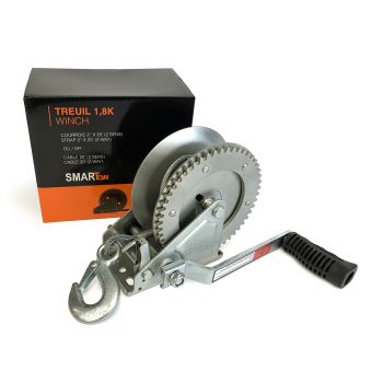 1.8K 2-way trailer winch with 20' cable SMARTOW 1.8K 2-way trailer winch with 20' cable SMARTOW