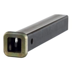 1 1/4" x 12" raw steel receiver tube CURT