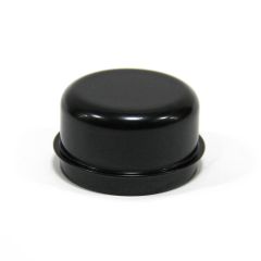 2" black painted dust cap