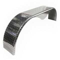Aile double 9" x 66" en aluminium strié 0,090 (jante 13"-14")