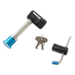 5/8" stainless steel receiver lock with adjustable couple latch lock MASTER LOCK