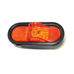 Lumière de position LED de 6 1/2" x 2 1/4" ambre 15 diodes