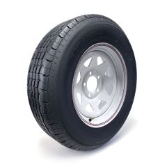 Pneu radial ST205/75R15 8 plis LRD 2150 lbs Westlake et jante 15" 5 trous rally