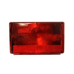 6" x 3 1/2" RH red Inc. tail light for recreative vehicle
