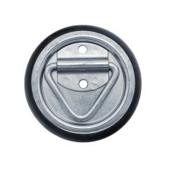 1.2K zinc plated tie-down ring with 4" plastic base