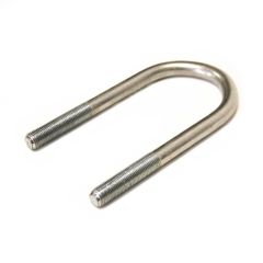 2 3/8" x 5" round U-bolt zinc 1/2" stem