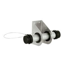 Porte-document tube 9" x 1 5/8" aluminium