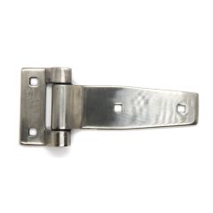6" stainless steel door hinge (square holes)