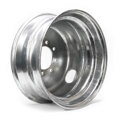 17 1/2" x 6 3/4" 8 holes 6200 lbs galvanized double rim (10K-12K axle)